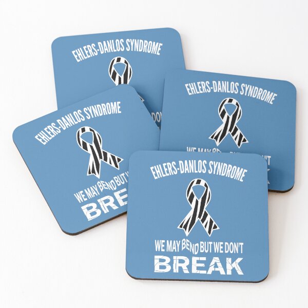 Item preview, EDS Awareness - Bend But Don't Break Zebra Ribbon designed and sold by Jesabee Designs.