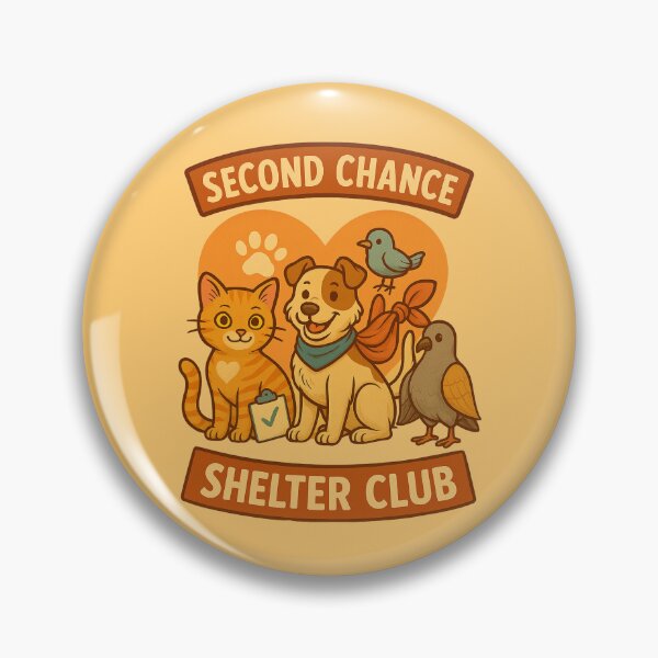 Artikelvorschau, Second Chance Shelter Club– Rescue Animals Team Portrait entworfen und verkauft von HelpHaha.