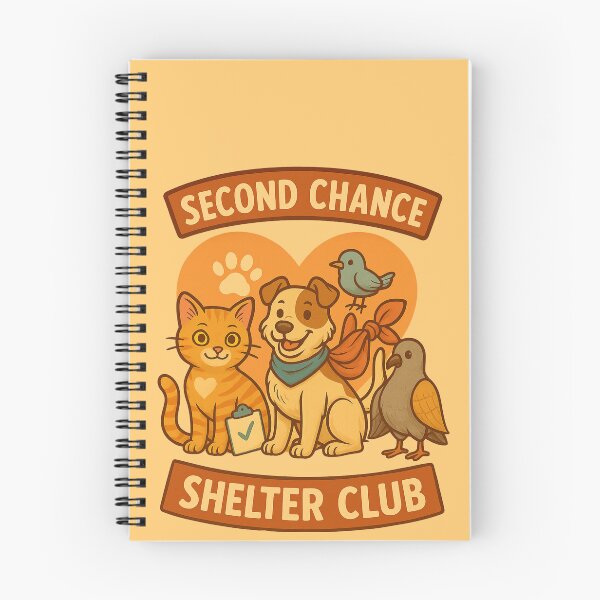Aperçu de l'œuvre Second Chance Shelter Club– Rescue Animals Team Portrait créée et vendue par HelpHaha.