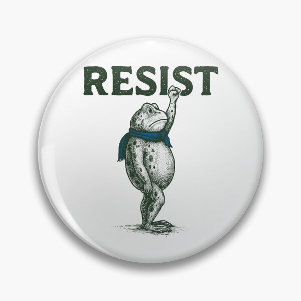 Item preview, Resist Frog Tee – Funny Political Protest Graphic Shirt designed and sold by TeeByDesignsCo®.