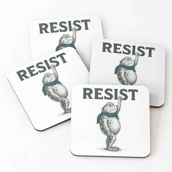 Item preview, Resist Frog Tee – Funny Political Protest Graphic Shirt designed and sold by TeeByDesignsCo®.