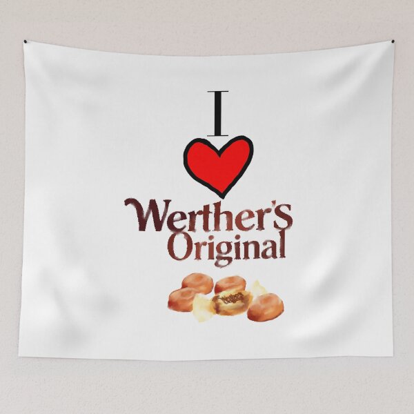 Item preview, I love werther’s original painting designed and sold by thehat24.