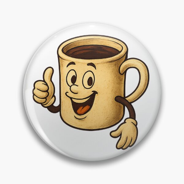 Item preview,  “Cheerful Cup Character – Cute Transparent Sticker Design” designed and sold by Byarasstudio.