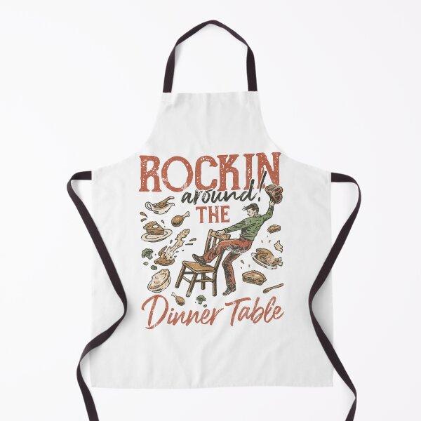 Item preview, Rockin’ Around the Dinner Table Tee – Vintage Western Thanksgiving Shirt designed and sold by TeeByDesignsCo®.