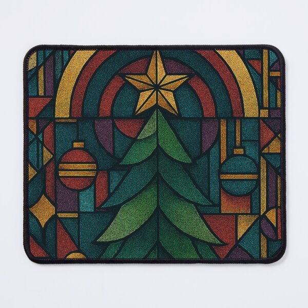 Item preview, Abstract Christmas Tree: The Geometric Essence of the Holiday designed and sold by JonelleTshirts.