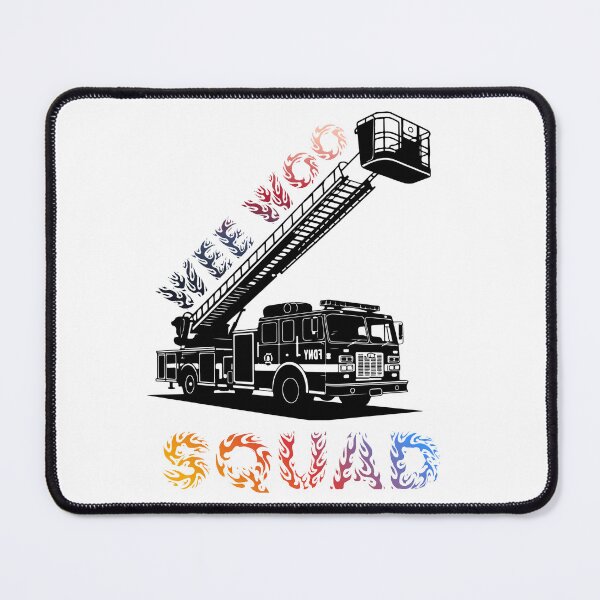 Item preview, Wee Woo Squad: Classic Fire Engine Illustration designed and sold by Doodle-Bloom.