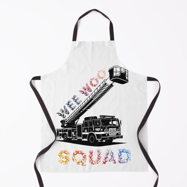 Item preview, Wee Woo Squad: Classic Fire Engine Illustration designed and sold by Doodle-Bloom.