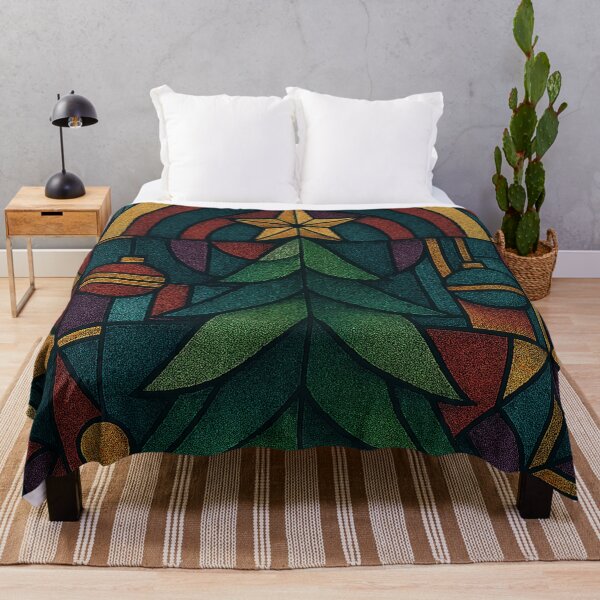 Item preview, Abstract Christmas Tree: The Geometric Essence of the Holiday designed and sold by JonelleTshirts.
