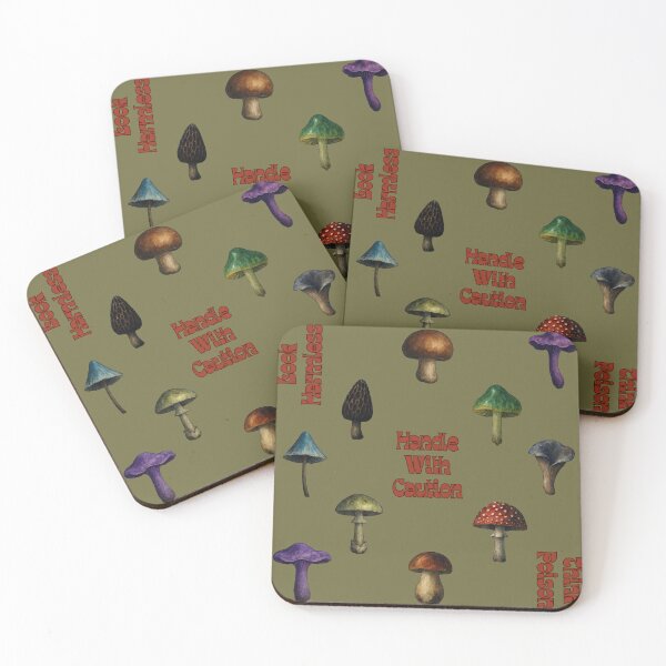Item preview, Fungi & Poisonous Motifs | A Botanical Study with Intriguing and Witty Motifs designed and sold by A Rather Decadent Exhibition.