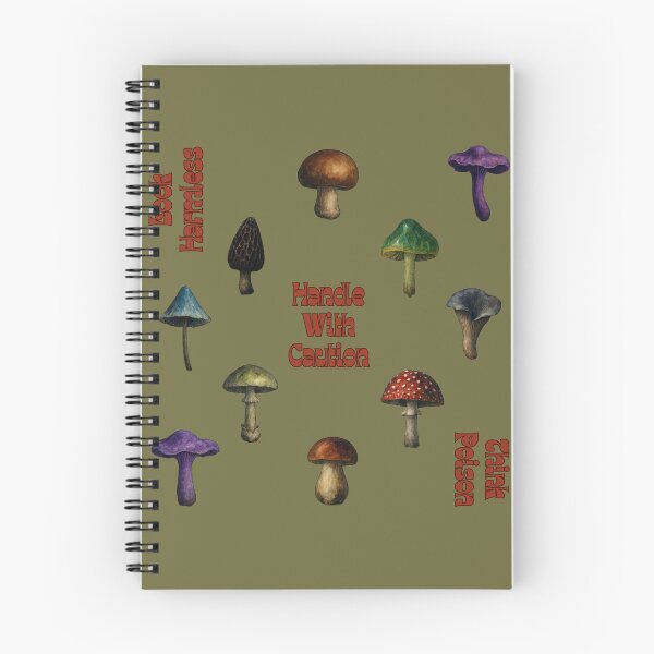 Item preview, Fungi & Poisonous Motifs | A Botanical Study with Intriguing and Witty Motifs designed and sold by A Rather Decadent Exhibition.