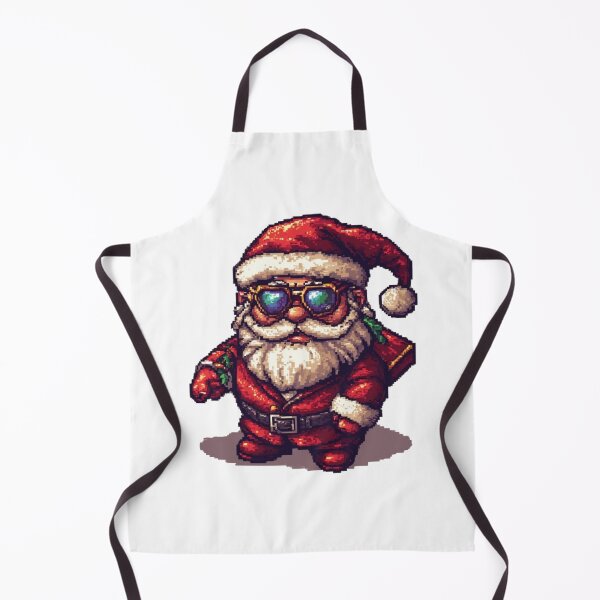 Item preview, Merry Christmas Santa Claus pixelate designed and sold by Bossy Box.