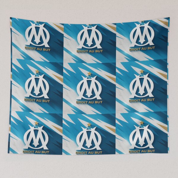 Item preview, Marseille Football modern design designed and sold by SPORT NATION ART.