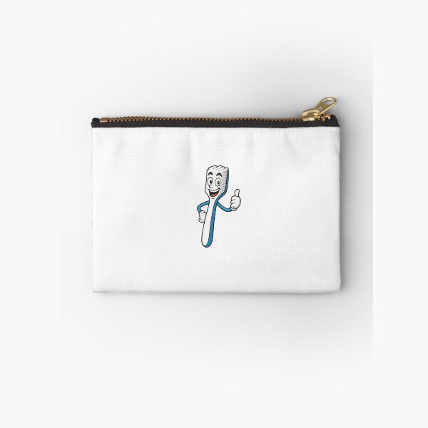 Item preview, Happy Toothbrush Character – Cute Transparent Sticker Design designed and sold by Byarasstudio.