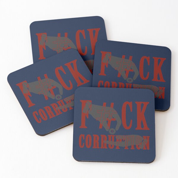 Item preview, Stop Corruption Political Reform Statement Art designed and sold by cabana.space.