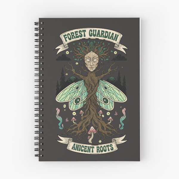 Item preview, Forest Guardian Ancient Roots - Mystical Moth Tree Spirit Art designed and sold by AwesomeBeyondLimits.