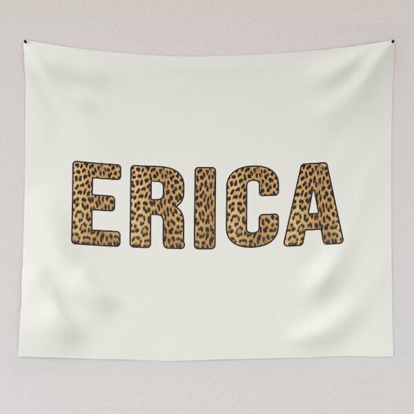 Item preview, Erica Name Leopard Print designed and sold by Jeallan Designs.