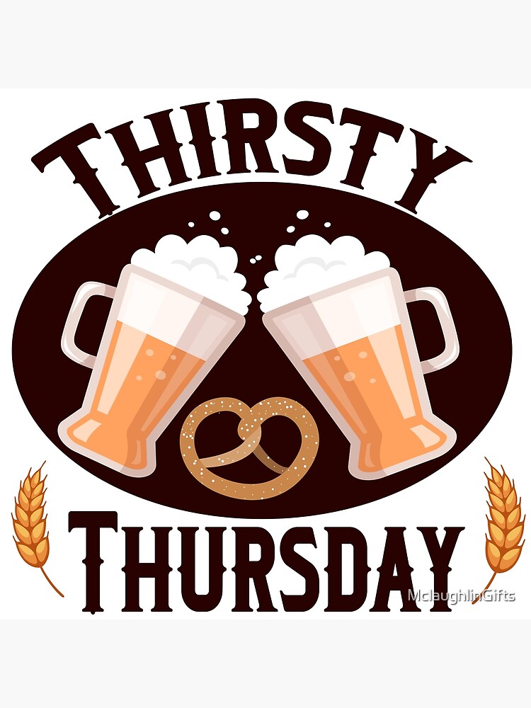 thirsty thursday clipart