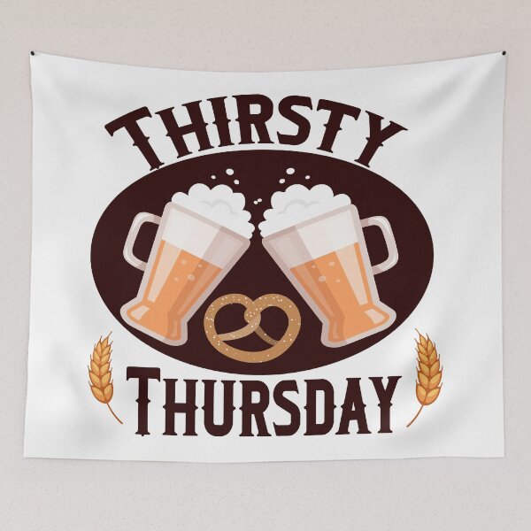 Item preview, Thirsty Thursday Banner designed and sold by MclaughlinGifts.