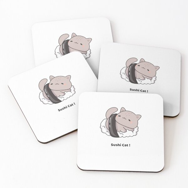 Item preview, Cute Kawaii Cat - Sushi Cat ! designed and sold by FlorianDIY.