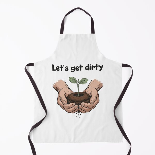 Item preview, Let’s Get Dirty – Funny Gardening Art designed and sold by Prints Off Whales.
