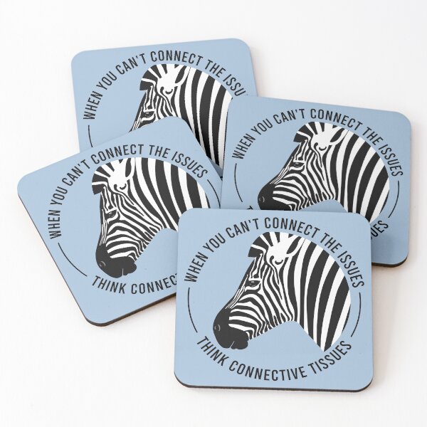 Item preview, EDS Awareness Zebra - Think Connective Tissues designed and sold by Jesabee Designs.