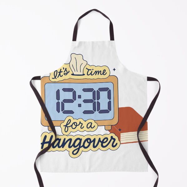 Item preview, Bookish Quote, "Book Hangover" Clock designed and sold by BookishEve.