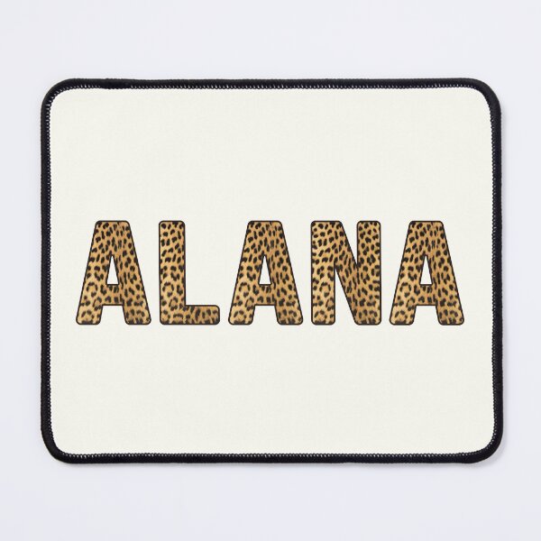 Item preview, Alana Name Leopard Print designed and sold by Jeallan Designs.