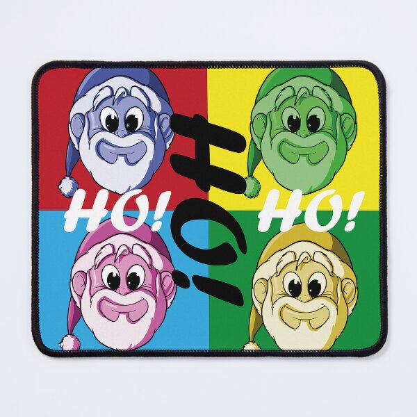 Item preview, Colorful Pop Art Santa Faces – Ho Ho Ho designed and sold by Karaxus Shop.