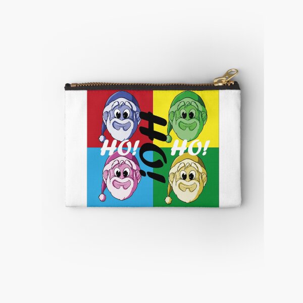 Item preview, Colorful Pop Art Santa Faces – Ho Ho Ho designed and sold by Karaxus Shop.