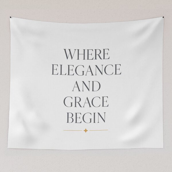 Item preview, Majestic Grace Quote designed and sold by SignumShop.