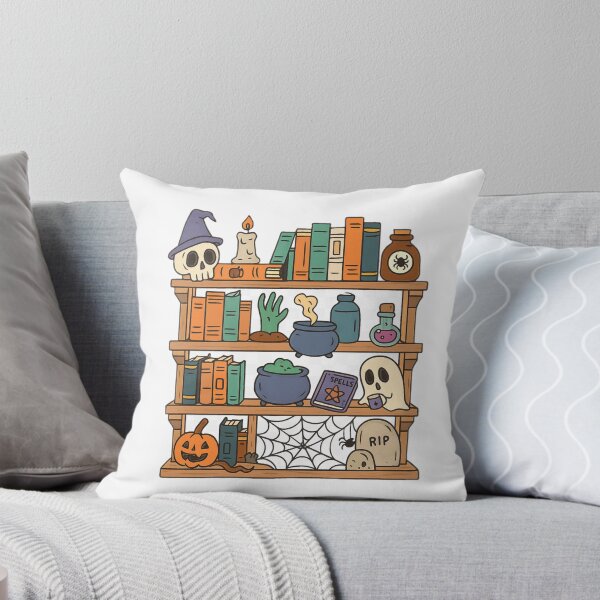 Item preview, Cute Spooky Bookish Bookshelf designed and sold by BookishEve.