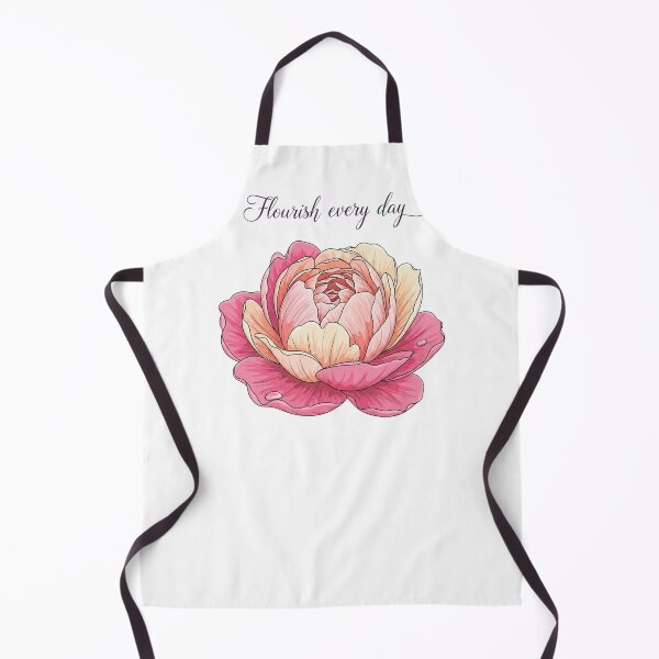 Item preview, Flourish Every Day Floral, Transparent Bloom Graphic Design designed and sold by Design_Your_Day.