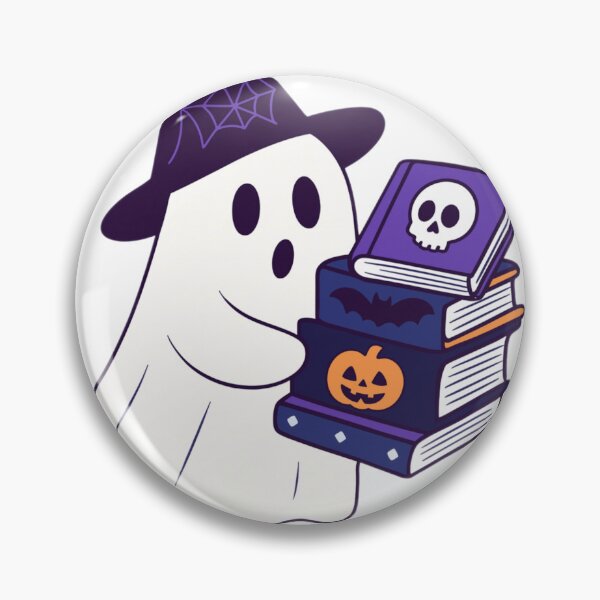 Item preview, Spooky Bookish Ghost  designed and sold by BookishEve.