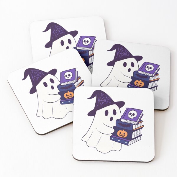 Item preview, Spooky Bookish Ghost  designed and sold by BookishEve.