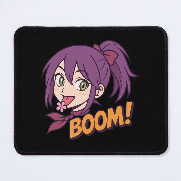 Item preview, BOOM! Electric Anime Girl Sticker Explosive Manga Pop Art Inspired by Reze Aesthetic designed and sold by GraphicEX.