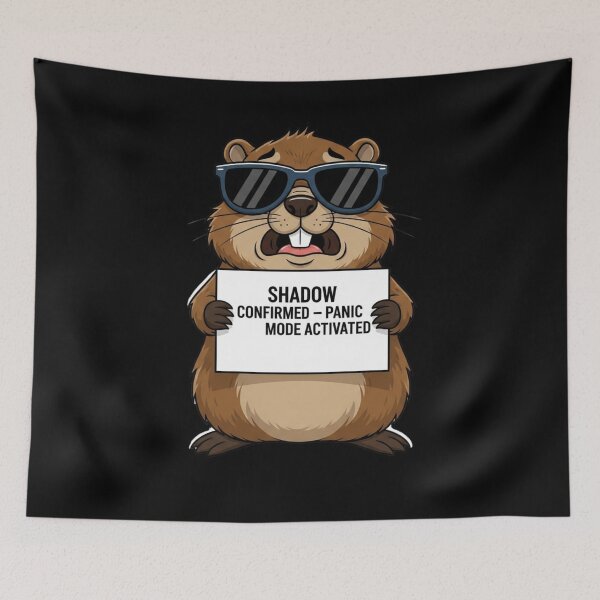 Item preview, Sarcastic Groundhog, Funny Marmot in Sunglasses, I Predict Chaos  designed and sold by Design_Your_Day.