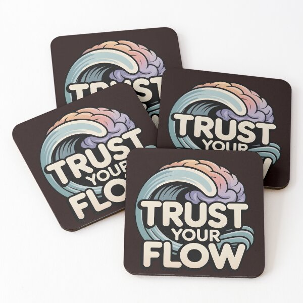 Item preview, Trust Your Flow – Calm Minimal Neuro Aesthetic Design designed and sold by MAEshopstore.