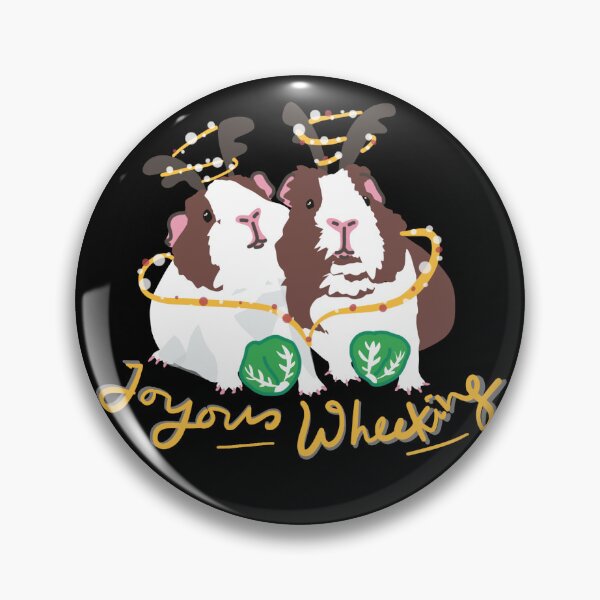 Item preview, Pair of guinea pigs and sprouts designed and sold by WheeklysaurusCo.