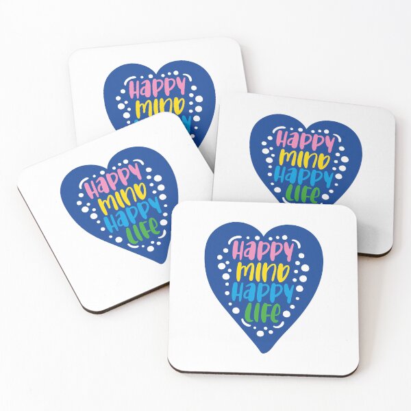 Item preview, Happy mind happy life designed and sold by SweetberryHouse.
