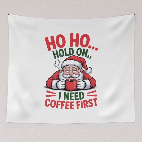 Item preview, Funny Santa Coffee Christmas designed and sold by MonkiFlipp.