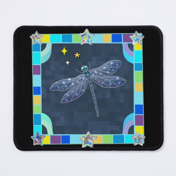 Item preview, Iridescent Blue Star Dragonfly designed and sold by Vanessa Priest.