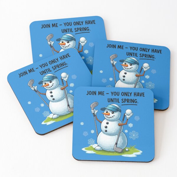 Item preview, Funny Golf Snowman  | Winter Tee Time  | Christmas Golfer Humor  designed and sold by Design_Your_Day.