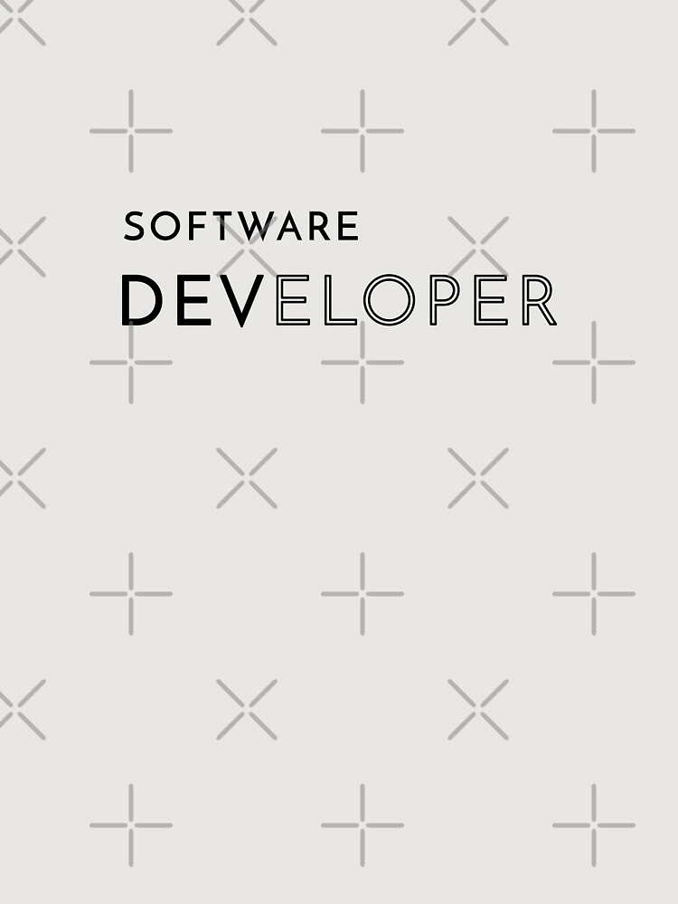 Thumbnail 6 of 6, Premium Oversized Sweatshirt, Software Developer (Inverted) designed and sold by developer-gifts.