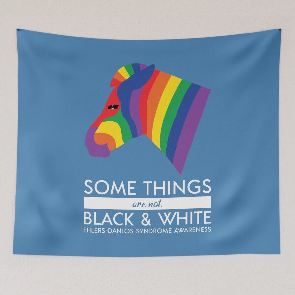 Item preview, Rainbow EDS Zebra - Some Things are not Black and White designed and sold by Jesabee Designs.
