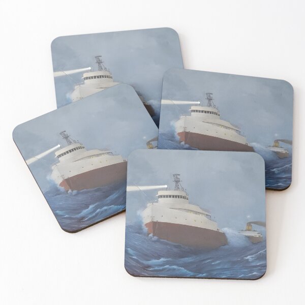 Item preview, Legend of the Edmund Fitzgerald – Great Lakes Ship Tribute designed and sold by Syed-Artist.