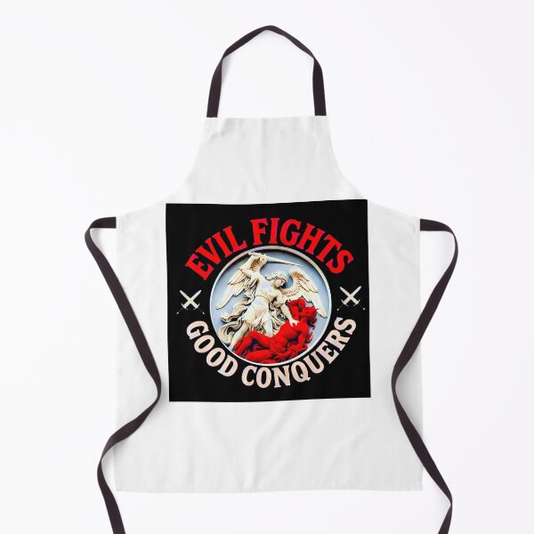 Item preview, Good Conquers Evil | Angel vs Devil Spiritual Warfare Art designed and sold by PatriotPrint.