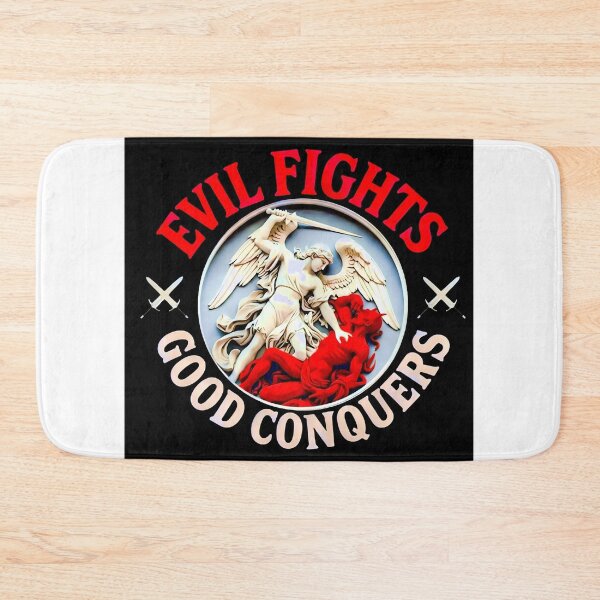 Item preview, Good Conquers Evil | Angel vs Devil Spiritual Warfare Art designed and sold by PatriotPrint.