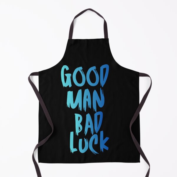 Item preview, Good Man, Bad Luck – Bold Blue Gradient Typography designed and sold by Karim-Karem.