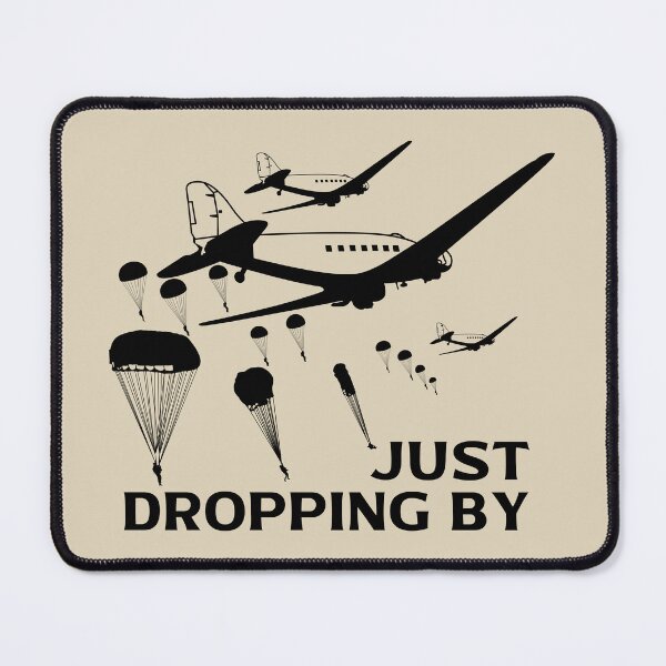 Item preview, WWII C 47 Skytrain Dakota Paratroopers Dropping By designed and sold by MilitaryMart.