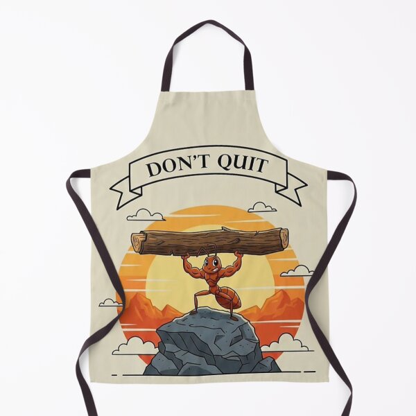 Item preview, Don’t Quit – Motivational Strong Ant Illustration designed and sold by SV-Creation.